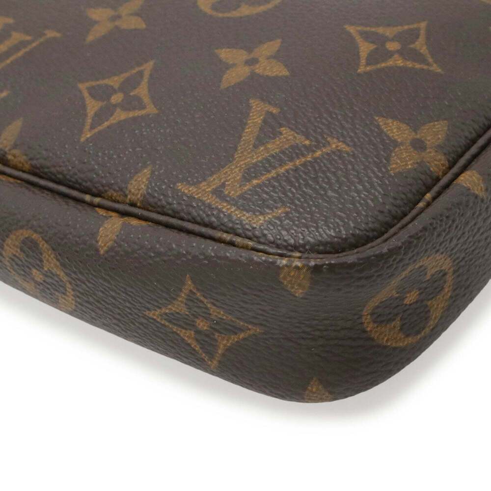 LOUIS VUITTON Brown Monogram Pochette Mini Bag - Picture 4 of 9